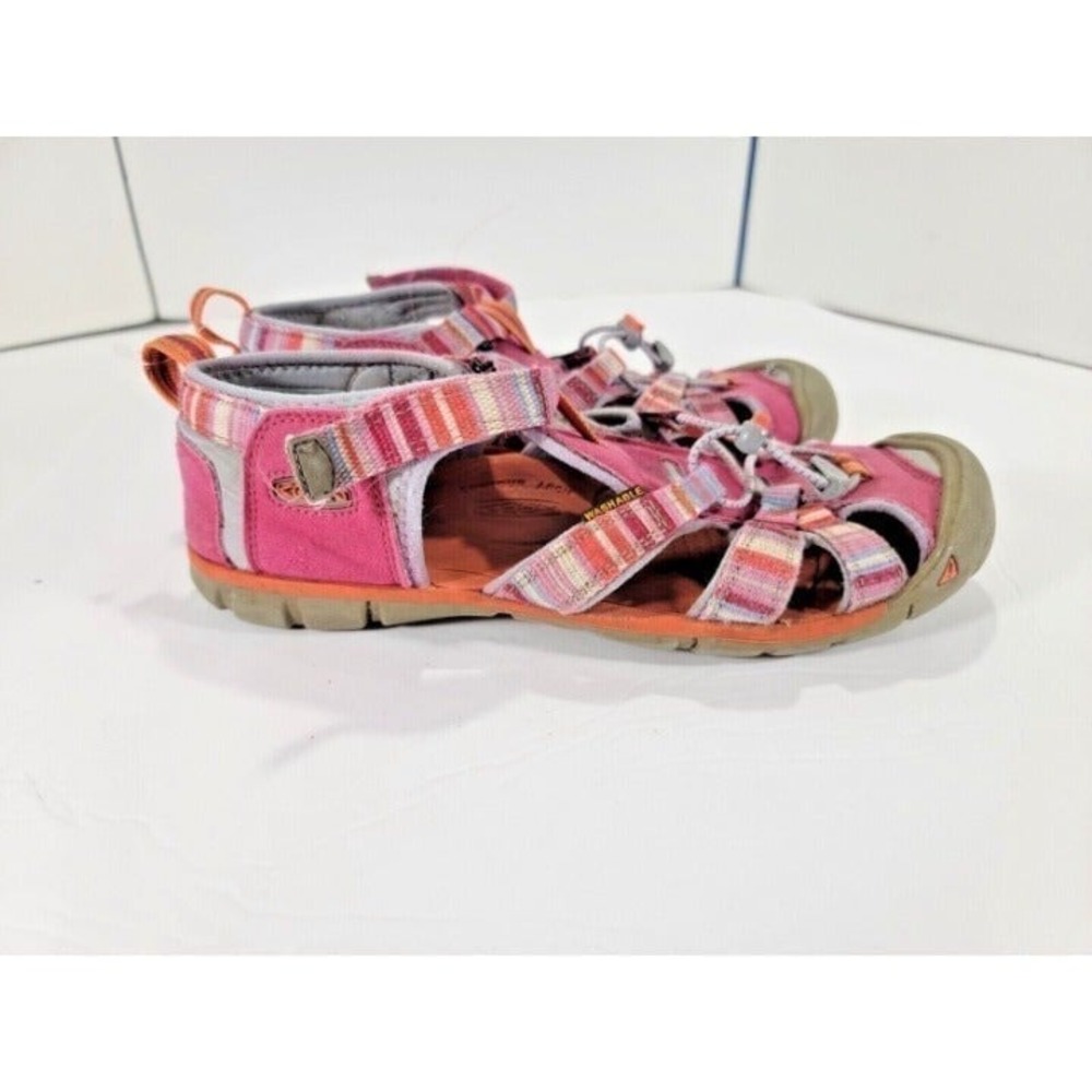 Keen Newport H2 Sandals Toddler Size 6 Little Girls Closed Toe Adjustable Pink - Picture 4 of 7